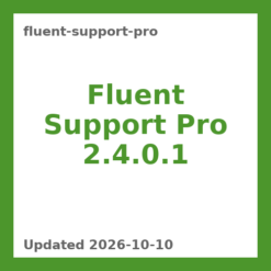 Fluent Support Pro 2.4.0.1