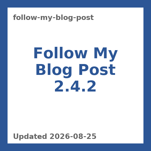 Follow My Blog Post 2.4.2