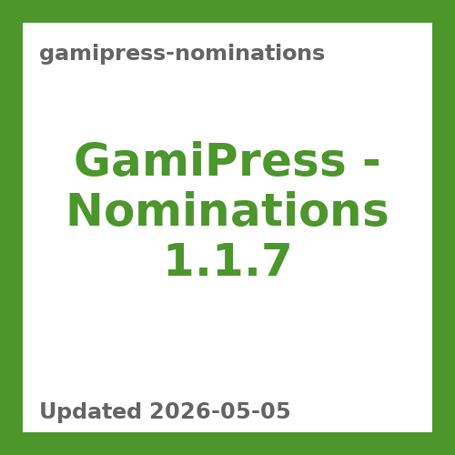 GamiPress - Nominations 1.1.7