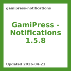 GamiPress - Notifications 1.5.8