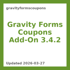 Gravity Forms Coupons Add-On 3.4.2