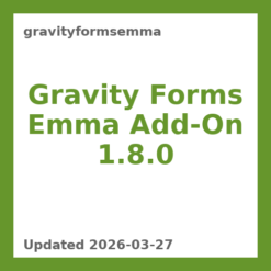 Gravity Forms Emma Add-On 1.8.0