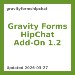 Gravity Forms HipChat Add-On 1.2