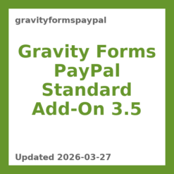 Gravity Forms PayPal Standard Add-On 3.5