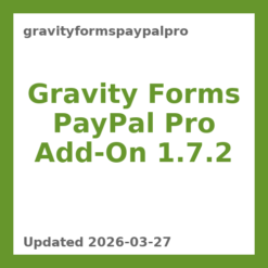 Gravity Forms PayPal Pro Add-On 1.7.2