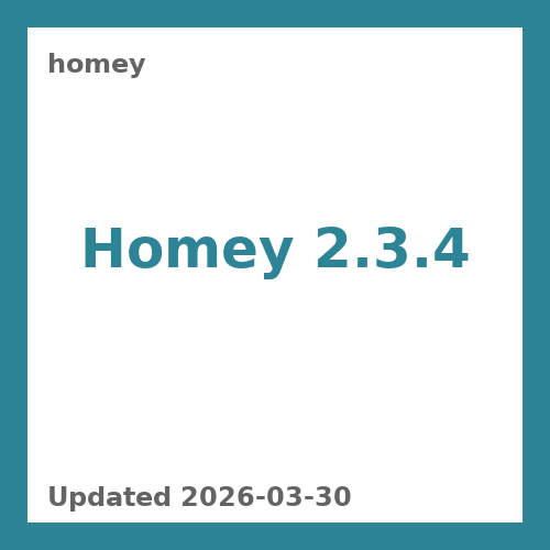 Homey 2.3.4