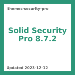 iThemes Security PRO 8.7.2