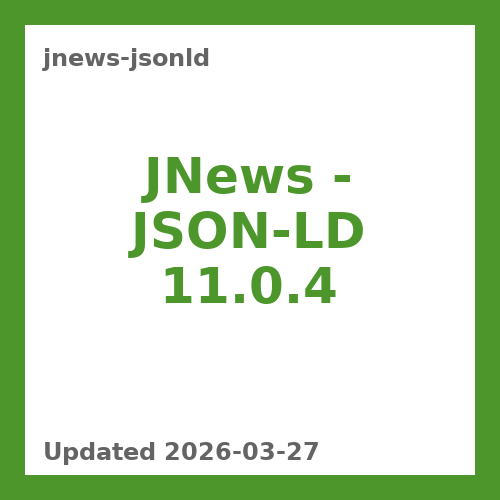 JNews – JSON-LD 11.0.4