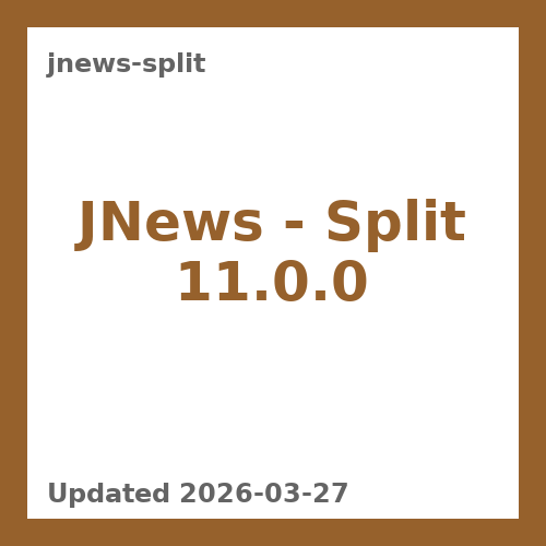 JNews - Split 11.0.0