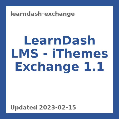 LearnDash LMS – iThemes Exchange 1.1