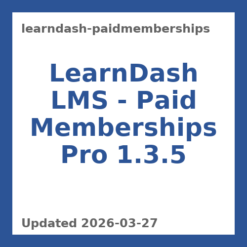 LearnDash & Paid Memberships Pro 1.3.5