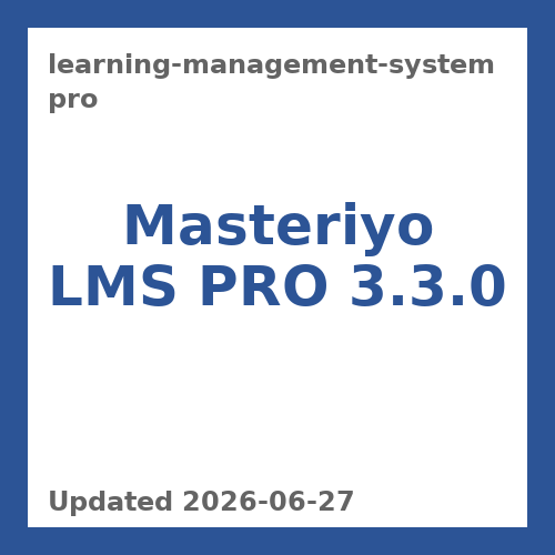 Masteriyo LMS PRO 3.3.0