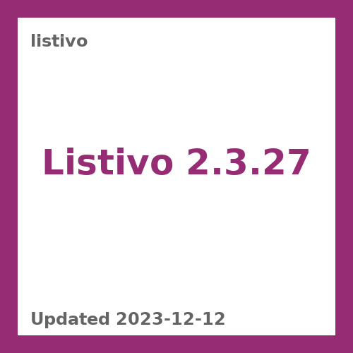 Listivo 2.3.27
