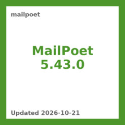 MailPoet 5.43.0