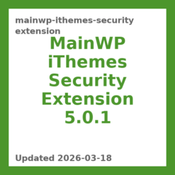MainWP iThemes Security Extension 5.0.1