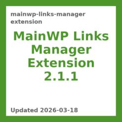 MainWP Links Manager Extension 2.1.1