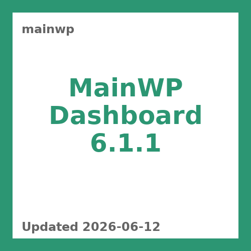 MainWP Dashboard 6.1.1