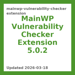 MainWP Vulnerability Checker Extension 5.0.2