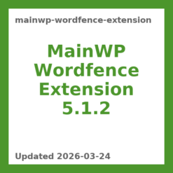 MainWP Wordfence Extension 5.1.2