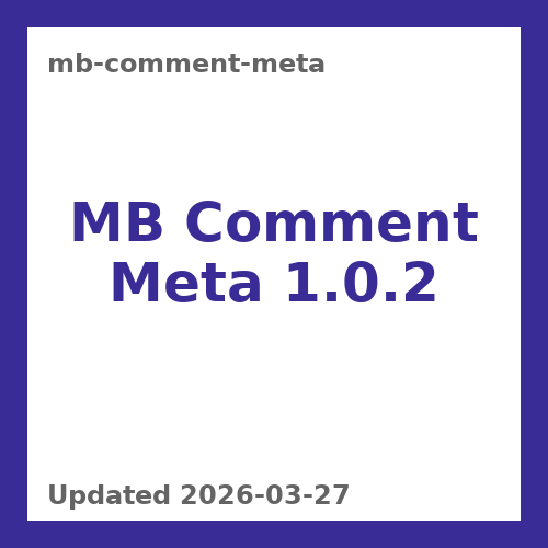 MB Comment Meta 1.0.2