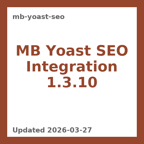 MB Yoast SEO Integration 1.3.10