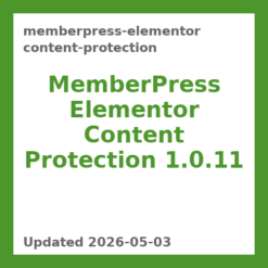 MemberPress Elementor Content Protection 1.0.11