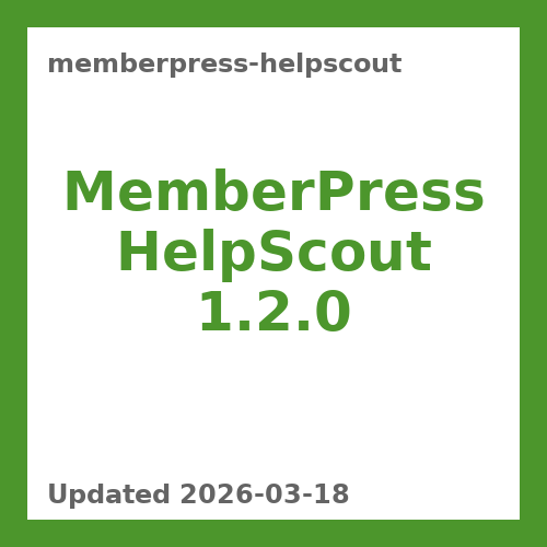 MemberPress HelpScout 1.2.0