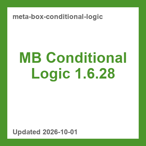 MB Conditional Logic 1.6.28