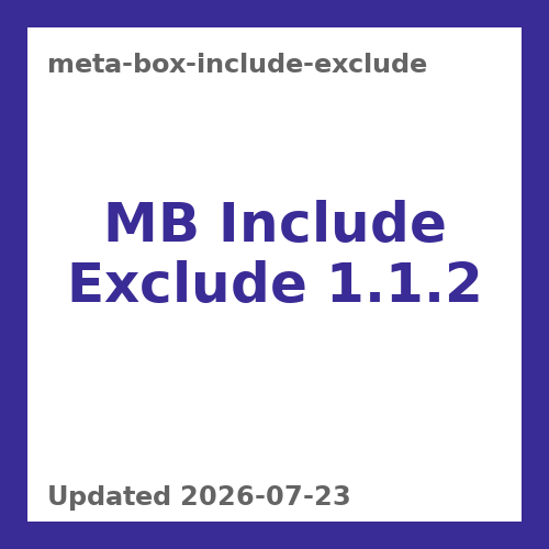 MB Include Exclude 1.1.2