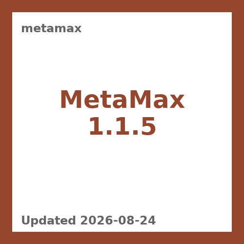 MetaMax 1.1.5