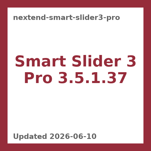 Smart Slider 3 Pro 3.5.1.37