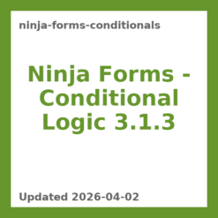 Ninja Forms - Conditional Logic 3.1.3