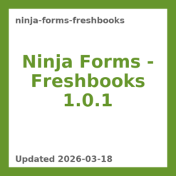 Ninja Forms – Freshbooks 1.0.1