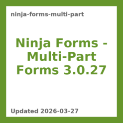 Ninja Forms – Multi-Part Forms 3.0.27
