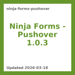Ninja Forms – Pushover 1.0.3