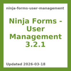 Ninja Forms – User Management 3.2.1