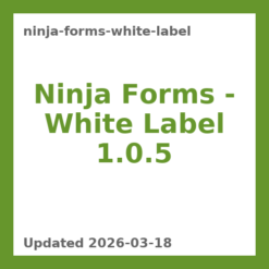 Ninja Forms – White Label 1.0.5