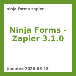 Ninja Forms – Zapier 3.1.0