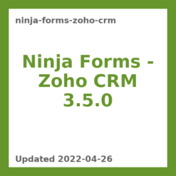 Ninja Forms – Zoho CRM 3.5.0