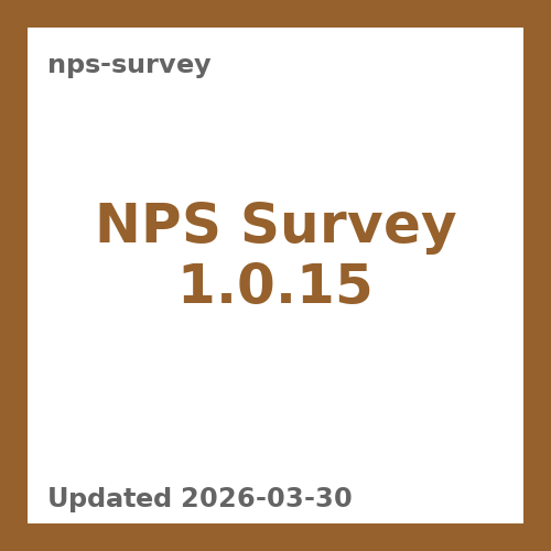 NPS Survey 1.0.15