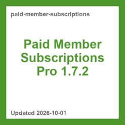 Paid Member Subscriptions Pro 1.7.2