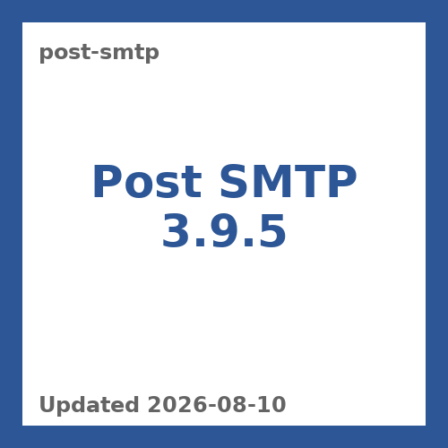 Post SMTP 3.9.5