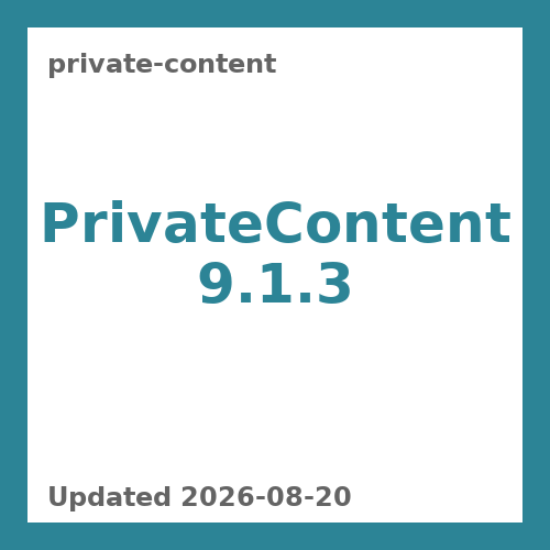 PrivateContent 9.1.3