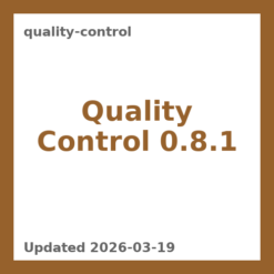 Quality Control Tracking Theme 0.8.1