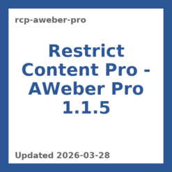 Restrict Content Pro – AWeber Pro 1.1.5