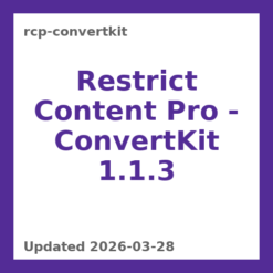 Restrict Content Pro – ConvertKit 1.1.3