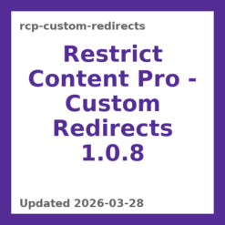 Restrict Content Pro – Custom Redirects 1.0.8