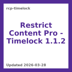 Restrict Content Pro – Timelock 1.1.2