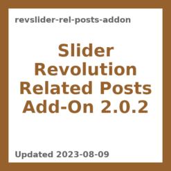 Slider Revolution Related Posts Add-On 2.0.2
