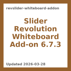 Slider Revolution Whiteboard Add-on 6.7.3